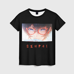 Женская футболка Senpai art