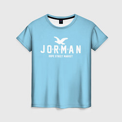 Женская футболка Узор Sky Blue Jorman Air Dope Street Market