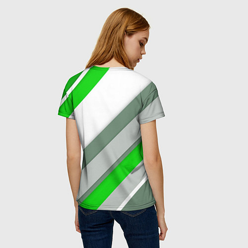 Женская футболка Skoda: Sport / 3D-принт – фото 4