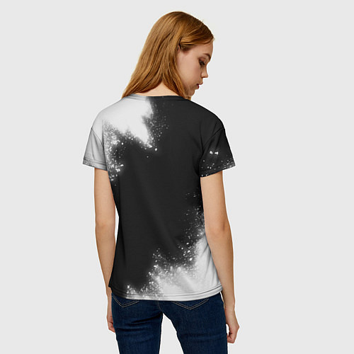 Женская футболка ТОЙОТА Краска / 3D-принт – фото 4