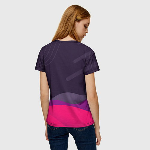Женская футболка Серфинг и лето / 3D-принт – фото 4