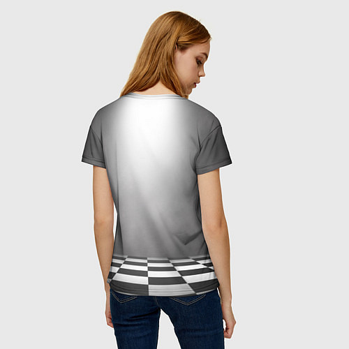Женская футболка Путешествие на джипе / 3D-принт – фото 4