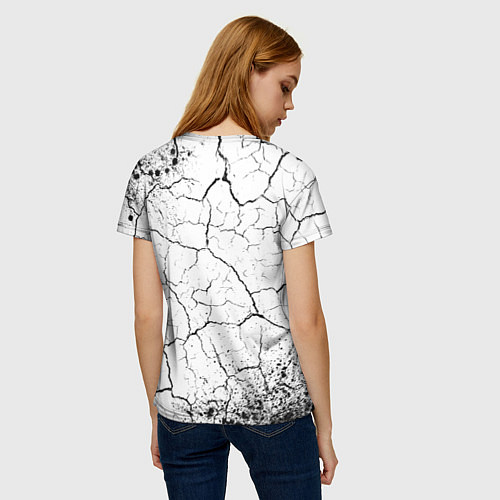 Женская футболка RUSSIAN EMPIRE - ГЕРБ Краска / 3D-принт – фото 4