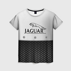 Футболка женская Jaguar Ягуар Сталь, цвет: 3D-принт