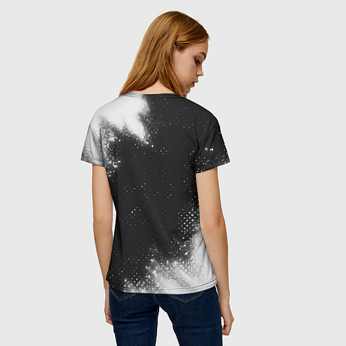 Женская футболка СЛАВА РУСИ - АЛАТЫРЬ - Краска / 3D-принт – фото 4