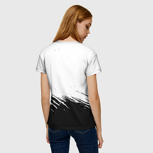 Женская футболка СЛАВЯНИН - АЛАТЫРЬ Краска / 3D-принт – фото 4