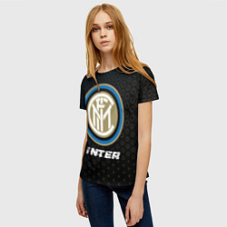 Футболка женская INTER Inter - Графика, цвет: 3D-принт — фото 2