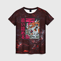 Женская футболка Японский тигр