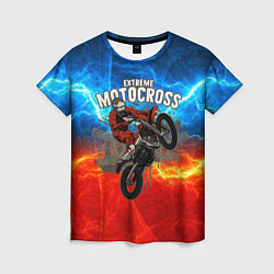 Женская футболка Extreme Motocross