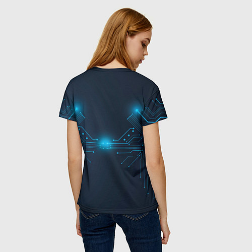 Женская футболка Маленькая Panam Панам cyberpunk2077 / 3D-принт – фото 4