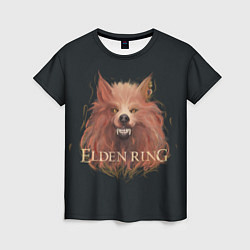 Женская футболка Алый волк из Elden Ring