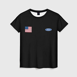 Женская футболка USA FORD