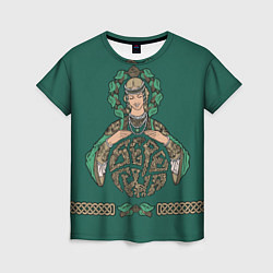 Женская футболка Древнеславянская богиня Берегиня