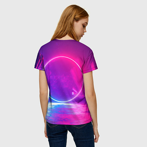 Женская футболка Джонни Киберпанк2077 Cyberpunk2077 / 3D-принт – фото 4