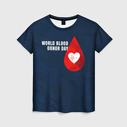 Женская футболка Ритм крови