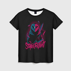 Женская футболка Сова с топором Stage Fright