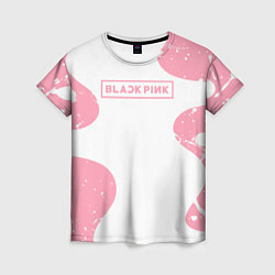 Футболка женская Black pink, цвет: 3D-принт