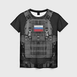 Женская футболка Бронежилет армии России