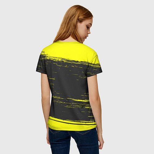 Женская футболка РЕНО Краска / 3D-принт – фото 4