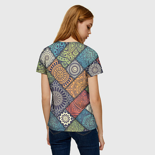 Женская футболка Mandala-pattern / 3D-принт – фото 4