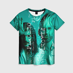 Женская футболка Placebo - turquoise