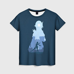 Женская футболка Танцующий рыцарь Эола