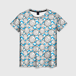 Футболка женская Мячи Волейбольные, цвет: 3D-принт