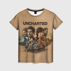 Женская футболка Uncharted Анчартед