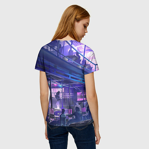 Женская футболка Jydy Джуди Cyberpunk2077 / 3D-принт – фото 4