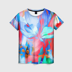 Женская футболка Fashion floral pattern