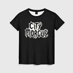 Женская футболка City Morgue Logo