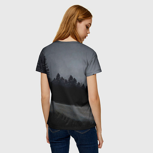 Женская футболка Burzum - Filosofem / 3D-принт – фото 4