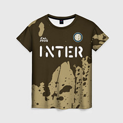 Женская футболка ИНТЕР Inter Est 1908 Брызги