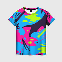 Футболка женская Color abstract pattern Summer, цвет: 3D-принт