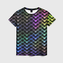 Женская футболка Color vanguard pattern 2025 Neon