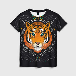 Женская футболка Взгляд Тигра Eye of Tiger