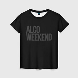 Женская футболка Alco weekend