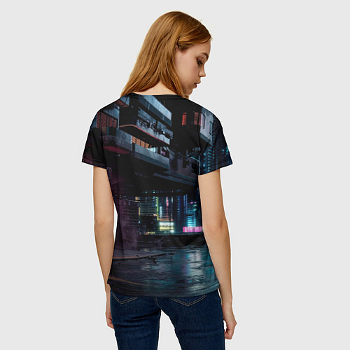 Женская футболка Girl Vi cyberpunk2077 / 3D-принт – фото 4