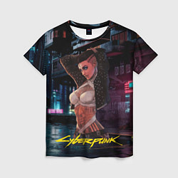 Женская футболка Girl Vi cyberpunk2077