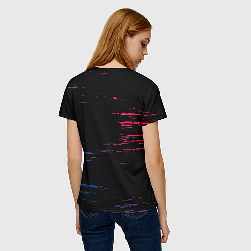Женская футболка ХАГИ ВАГИ Брызги / 3D-принт – фото 4