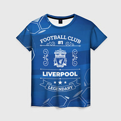 Футболка женская Liverpool FC 1, цвет: 3D-принт