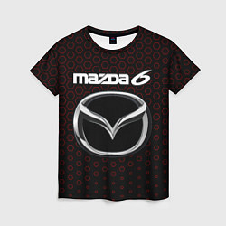 Женская футболка MAZDA 6 - Соты