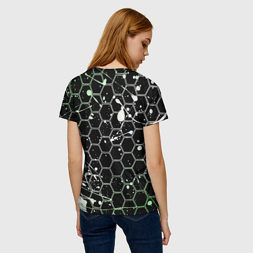 Женская футболка RAINBOW SIX SIEGE СОТЫ: БРЫЗГИ / 3D-принт – фото 4