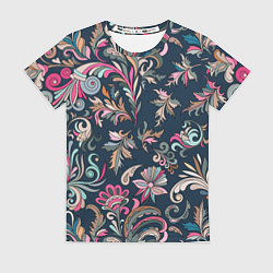 Футболка женская Холодная хохлома, цвет: 3D-принт