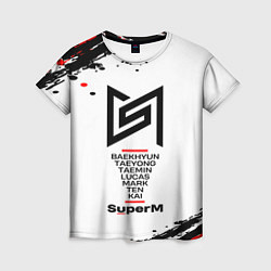 Женская футболка SuperM суперМ