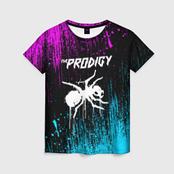 Футболка женская The prodigy neon, цвет: 3D-принт