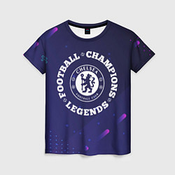 Женская футболка Chelsea Легенды Чемпионы