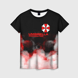 Женская футболка Umbrella Corporation туман