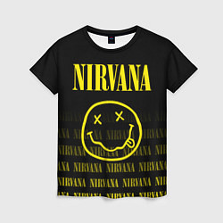 Женская футболка Smile Nirvana