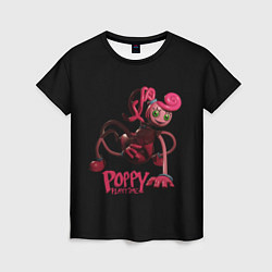 Женская футболка Poppy Playtime - Chapter 2 Мама длинные ноги Mommy